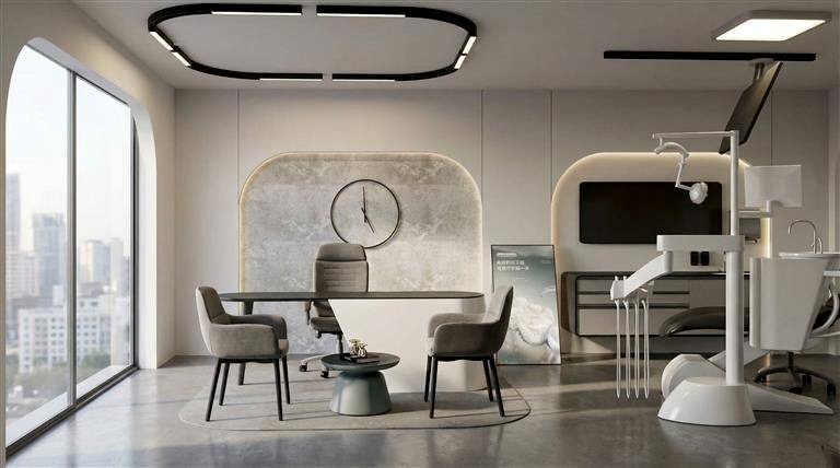 Modern Diş Kliniği Tasarımı: Sakin, Verimli ve Hasta Odaklı Mekânlar.